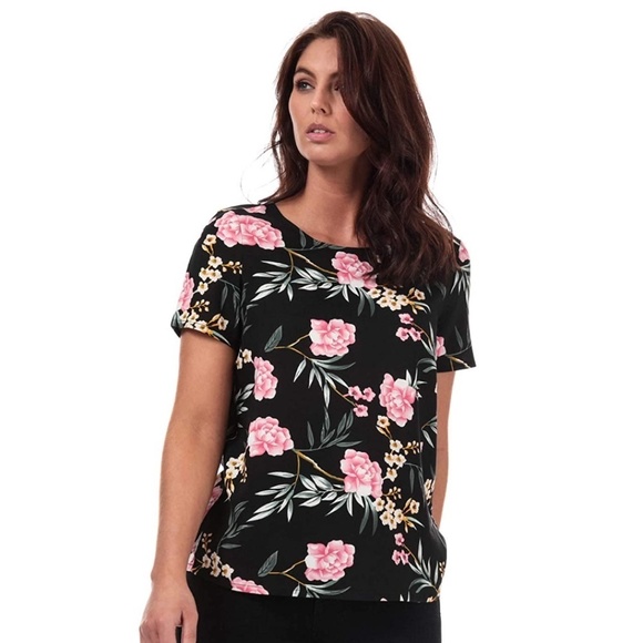 New Vero Moda Plus Size Floral Blouse Size 18W - Picture 5 of 15